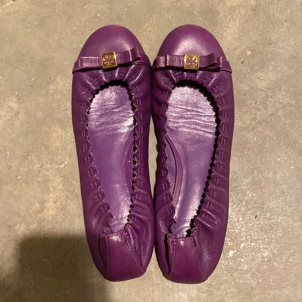 Tory Burch Purple Flats